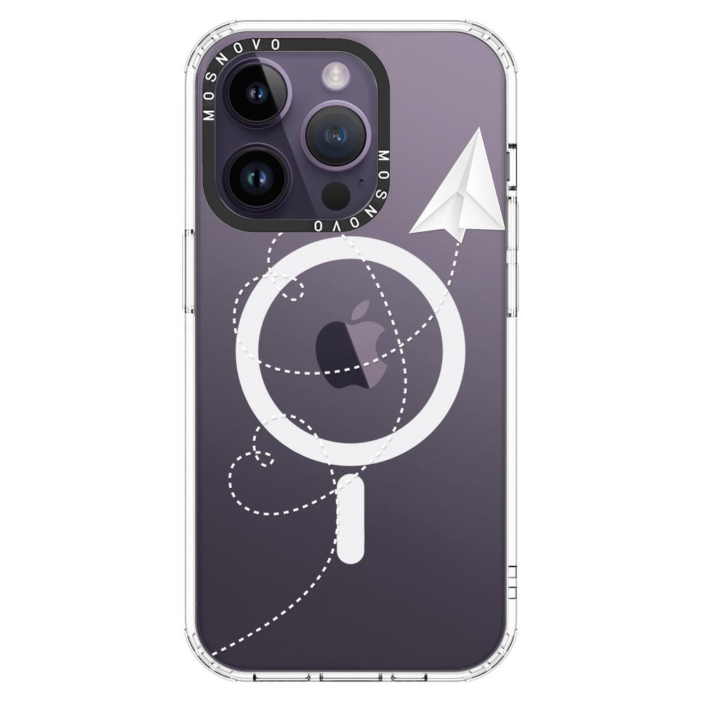 Little Cute Plane Phone Case - iPhone 14 Pro Case - MOSNOVO