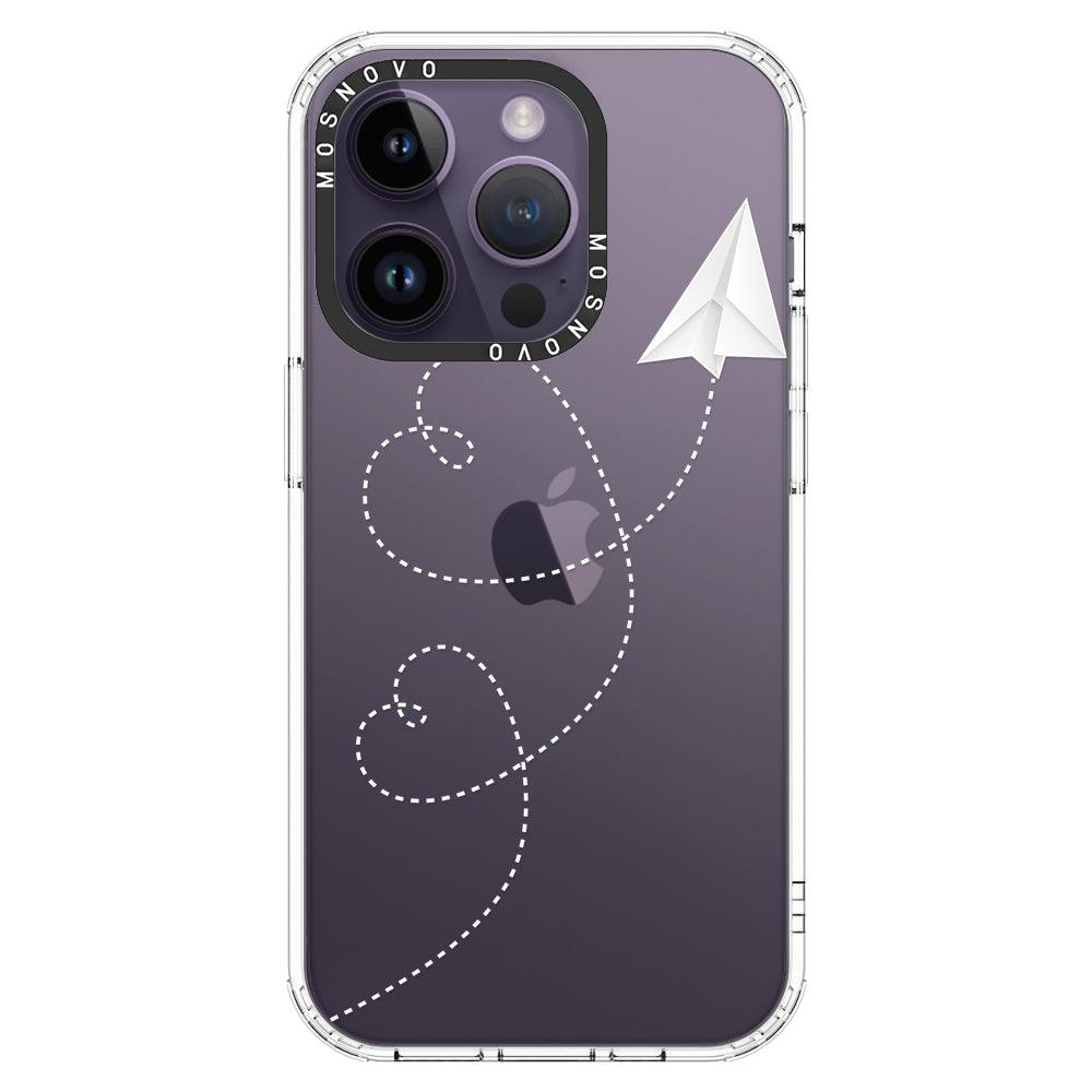 Little Cute Plane Phone Case - iPhone 14 Pro Case - MOSNOVO