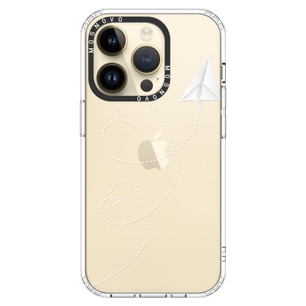 Little Cute Plane Phone Case - iPhone 14 Pro Case - MOSNOVO