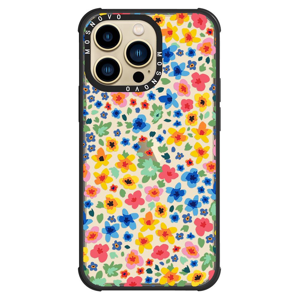 Lovely Floral Flower Phone Case - iPhone 13 Pro Case - MOSNOVO