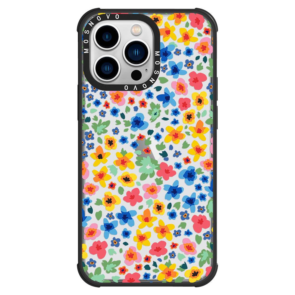 Lovely Floral Flower Phone Case - iPhone 13 Pro Case - MOSNOVO