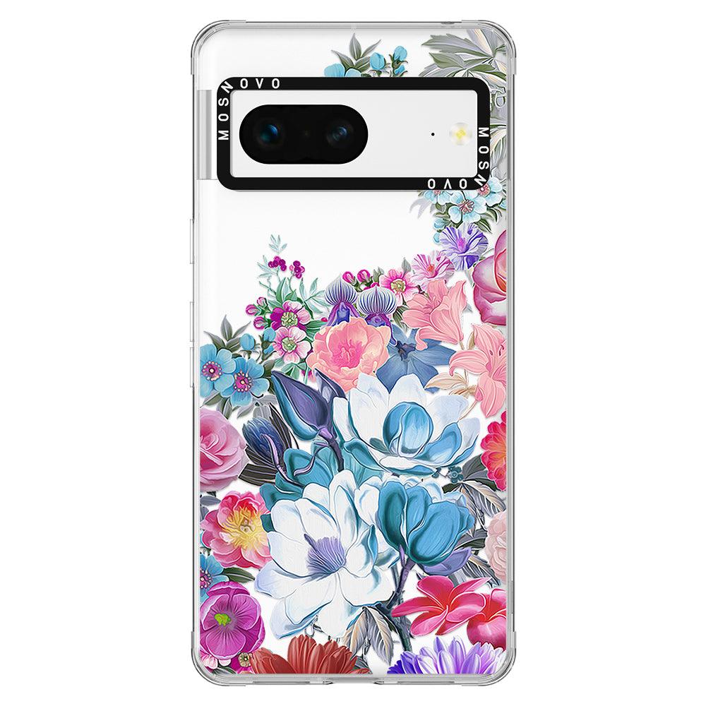 Magnolia Flower Phone Case - Google Pixel 7 Case - MOSNOVO