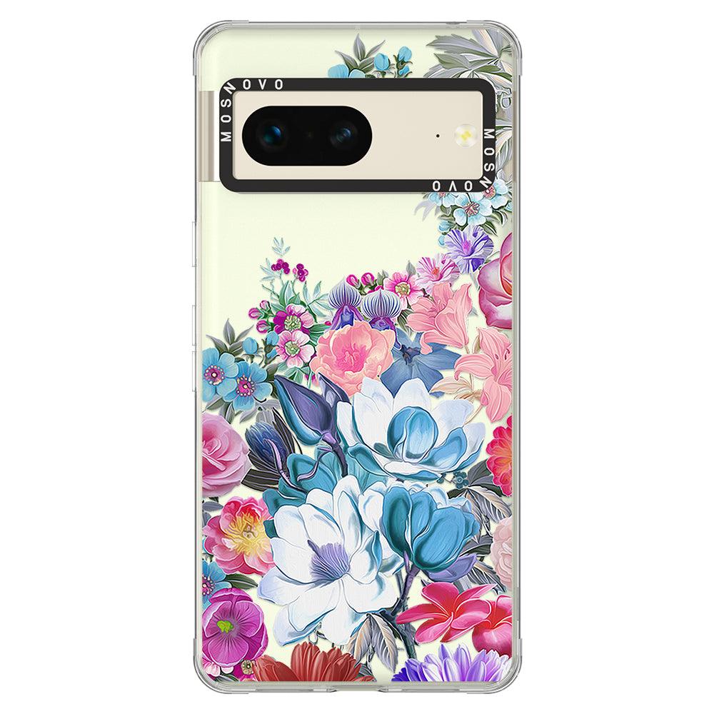 Magnolia Flower Phone Case - Google Pixel 7 Case - MOSNOVO