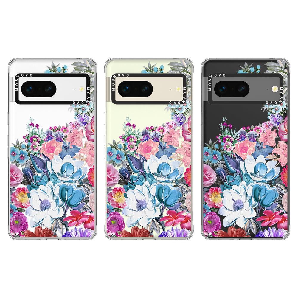 Magnolia Flower Phone Case - Google Pixel 7 Case - MOSNOVO