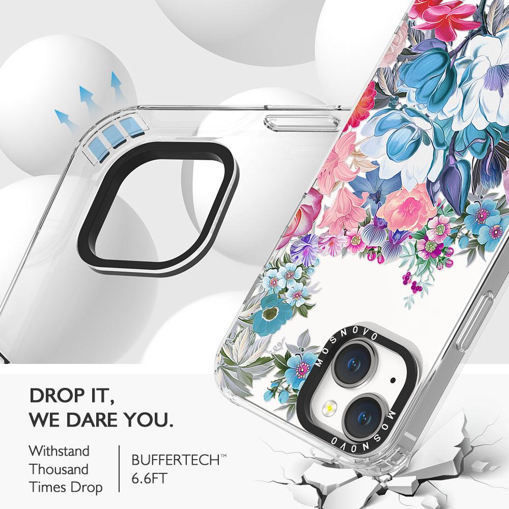 Magnolia Flower Phone Case - iPhone 14 Plus Case - MOSNOVO