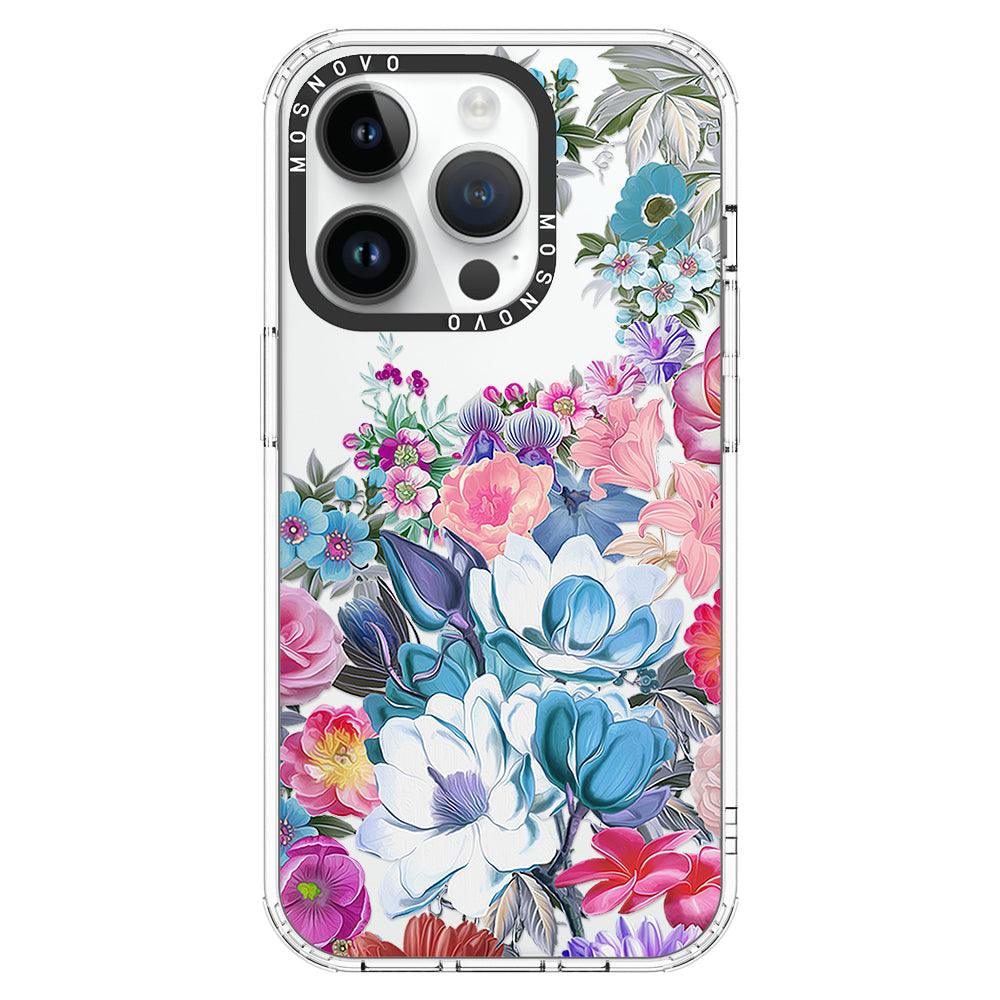Magnolia Flower Phone Case - iPhone 14 Pro Case - MOSNOVO
