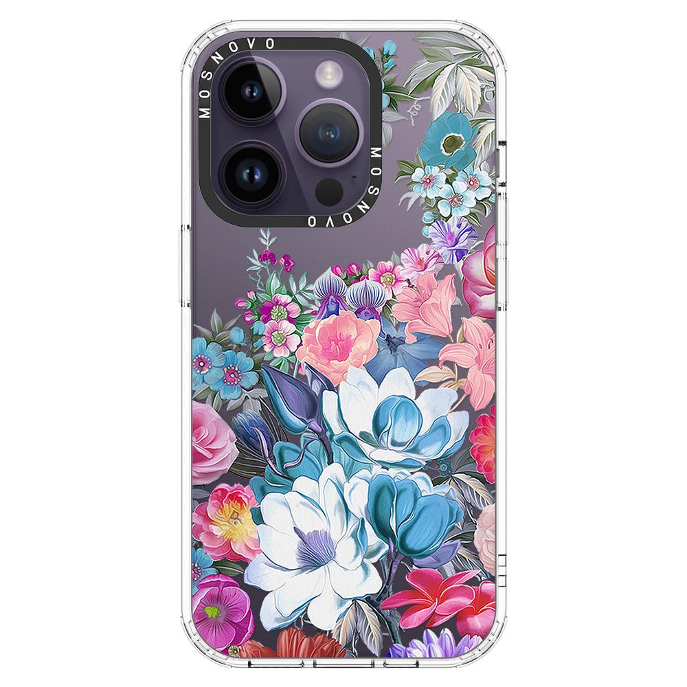 Magnolia Flower Phone Case - iPhone 14 Pro Case - MOSNOVO