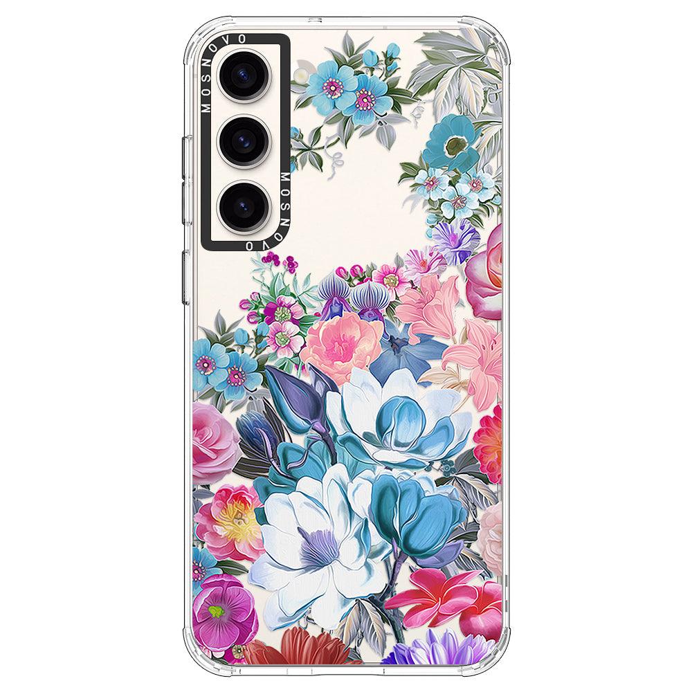 Magnolia Flower Phone Case - Samsung Galaxy S23 Case - MOSNOVO