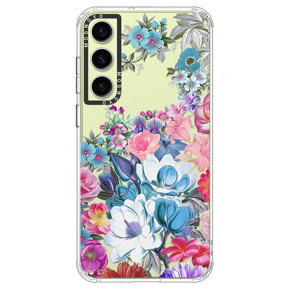 Magnolia Flower Phone Case - Samsung Galaxy S23 Case - MOSNOVO