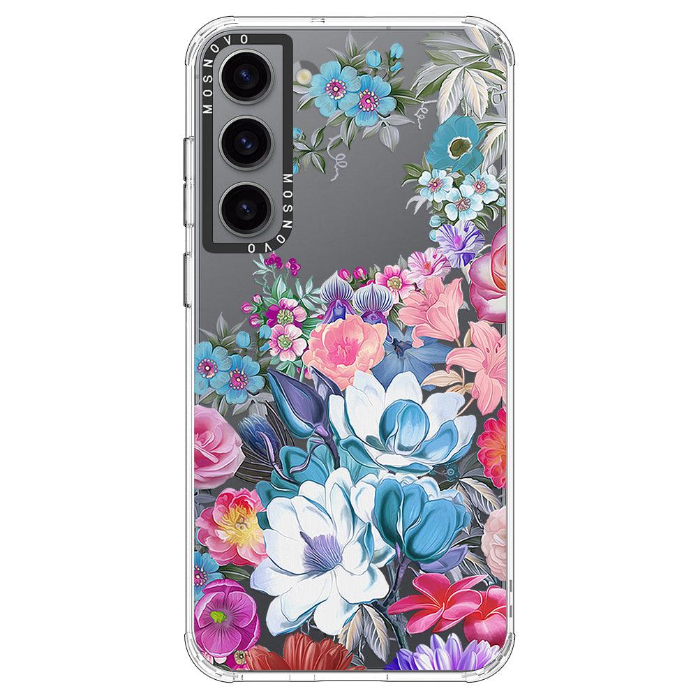 Magnolia Flower Phone Case - Samsung Galaxy S23 Case - MOSNOVO