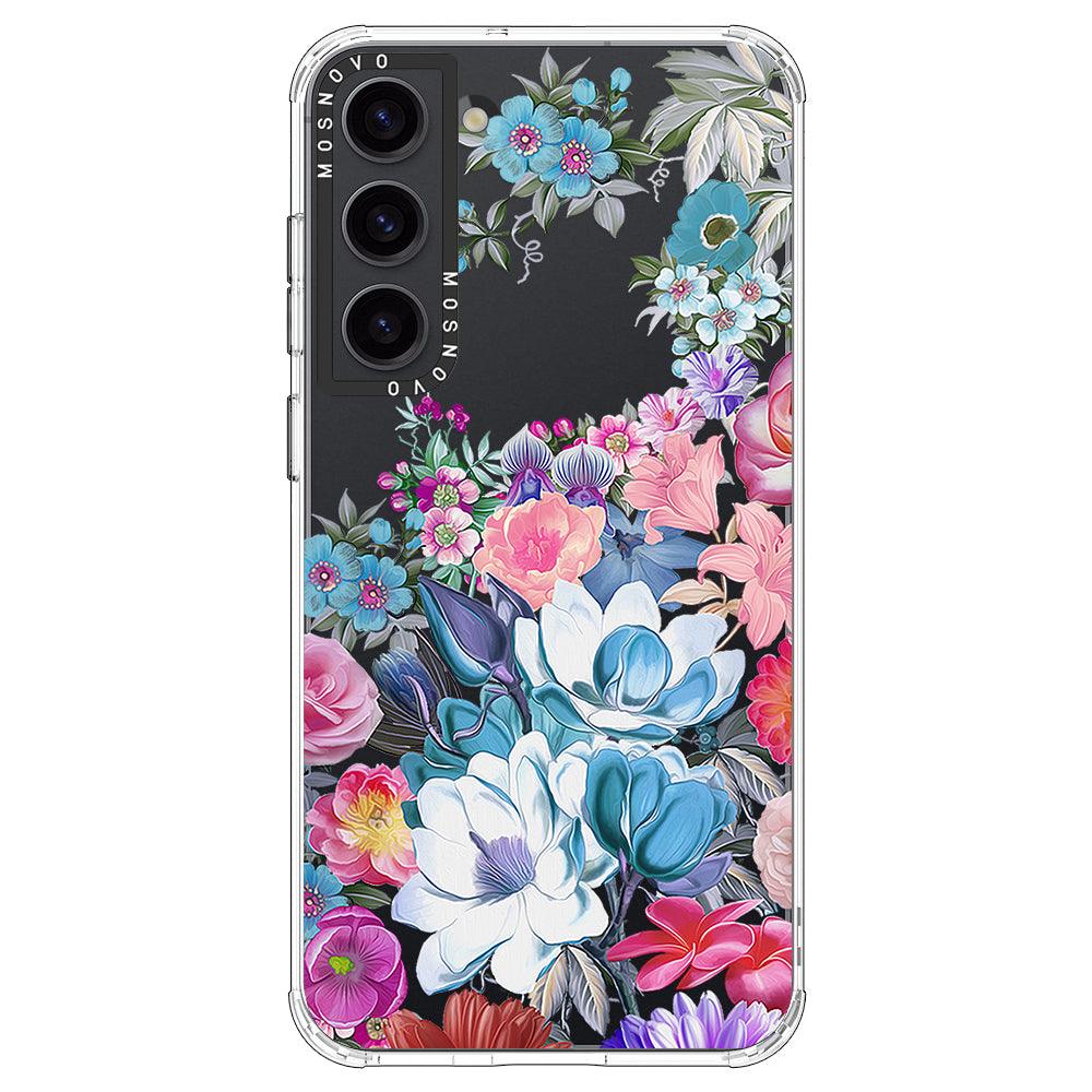 Magnolia Flower Phone Case - Samsung Galaxy S23 Case - MOSNOVO