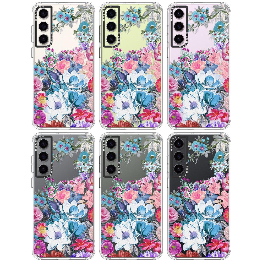 Magnolia Flower Phone Case - Samsung Galaxy S23 Case - MOSNOVO