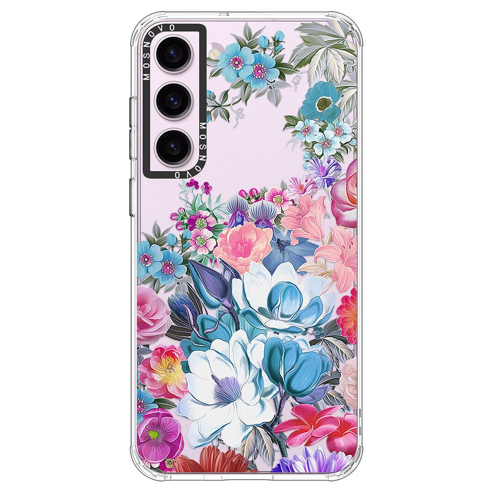 Magnolia Flower Phone Case - Samsung Galaxy S23 Plus Case - MOSNOVO