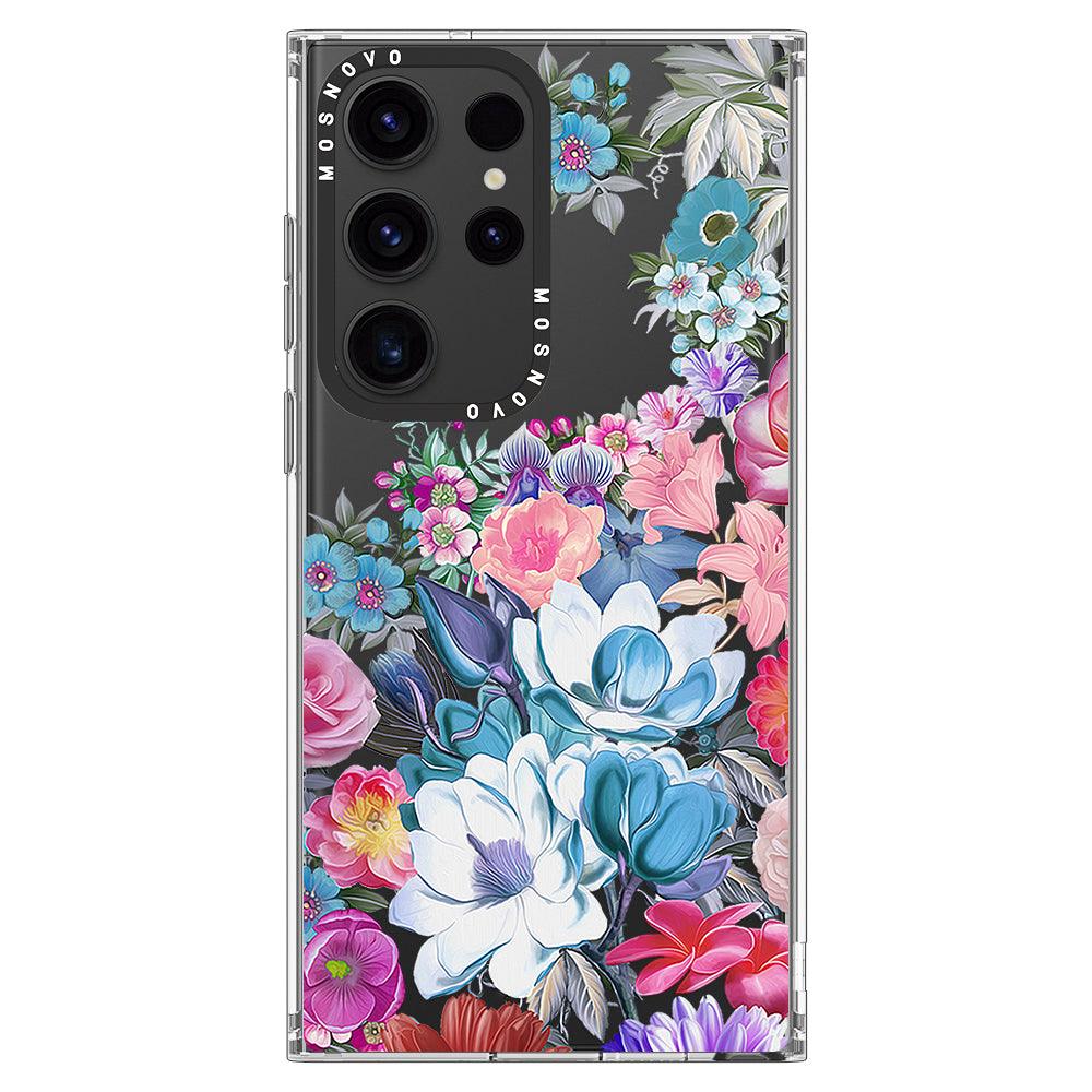 Magnolia Flower Phone Case - Samsung Galaxy S23 Ultra Case - MOSNOVO