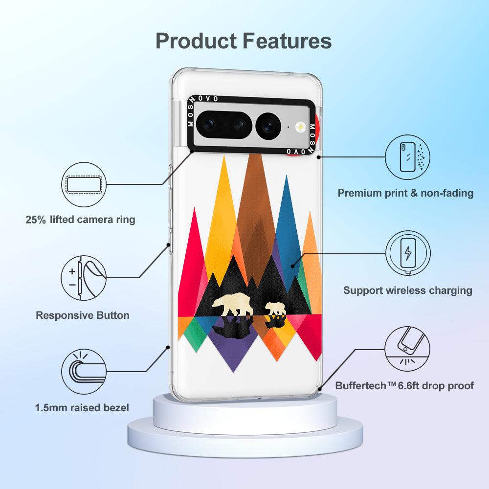 Mama Bear Phone Case - Google Pixel 7 Pro Case - MOSNOVO