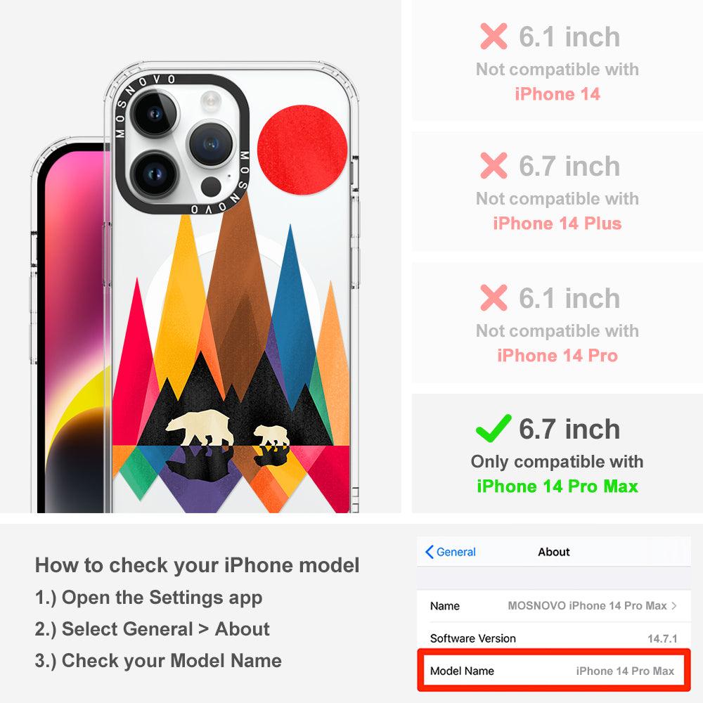 MAMA Bear Phone Case - iPhone 14 Pro Max Case - MOSNOVO