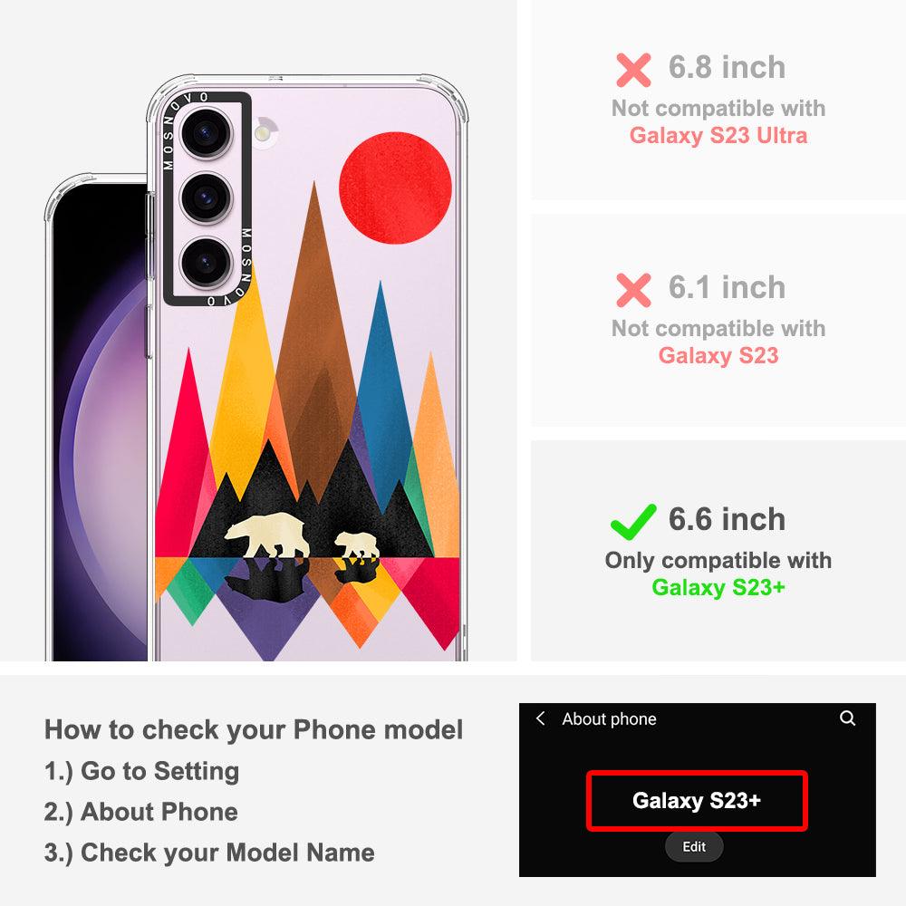 MAMA Bear Phone Case - Samsung Galaxy S23 Plus Case - MOSNOVO