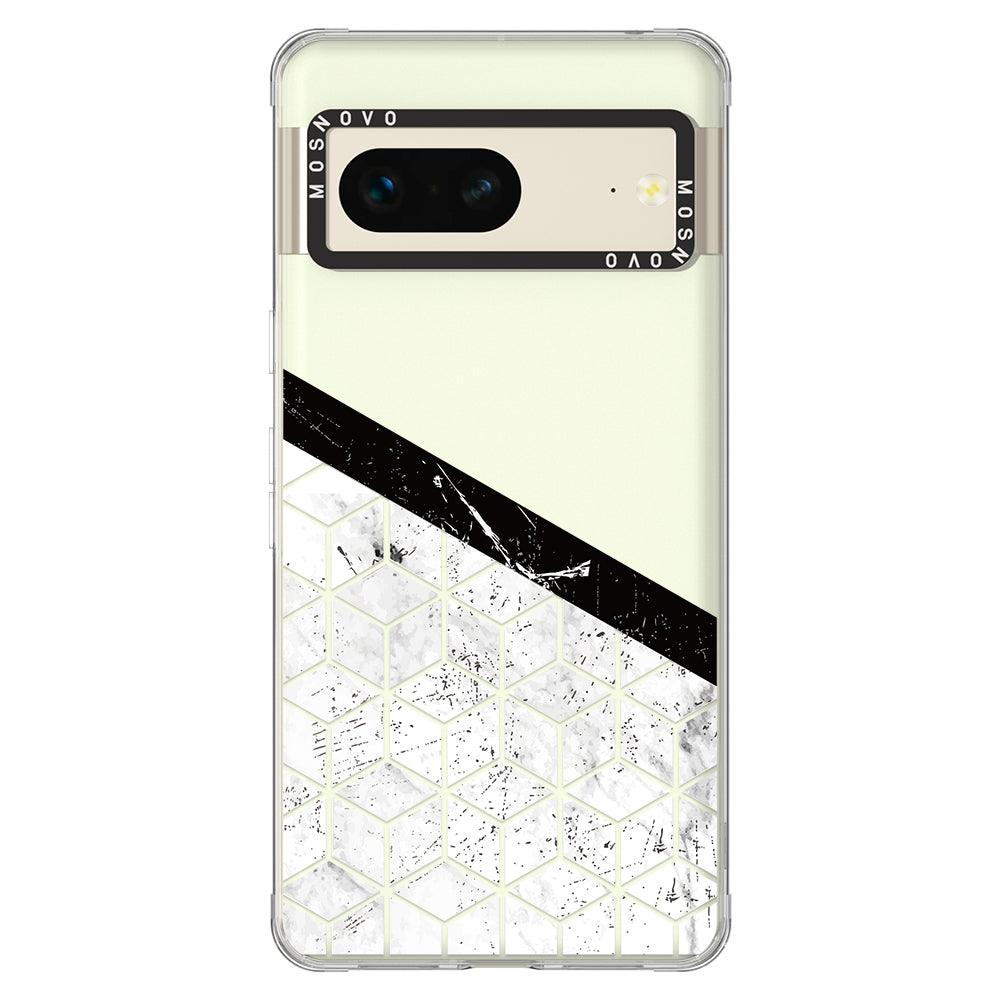 Marble Block Art Phone Case - Google Pixel 7 Case - MOSNOVO