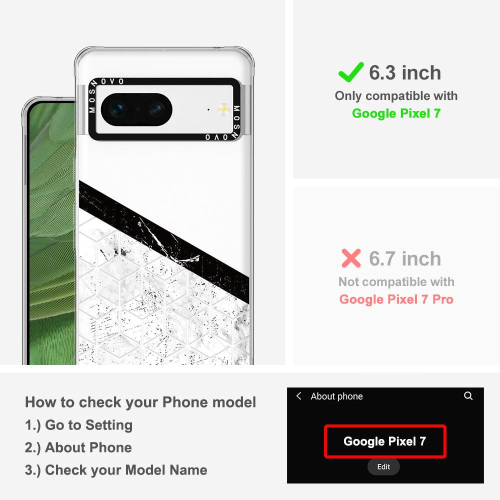Marble Block Art Phone Case - Google Pixel 7 Case - MOSNOVO