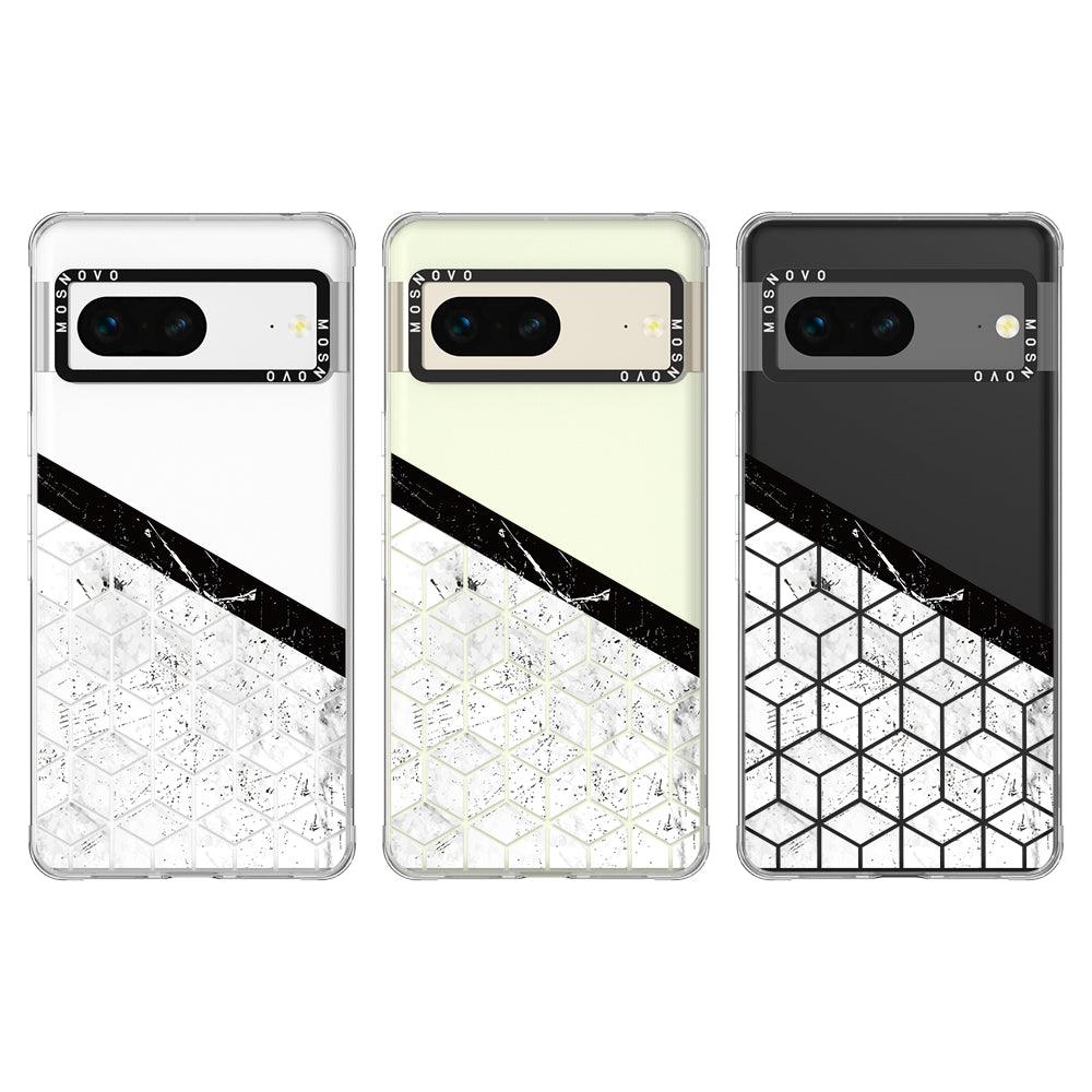 Marble Block Art Phone Case - Google Pixel 7 Case - MOSNOVO