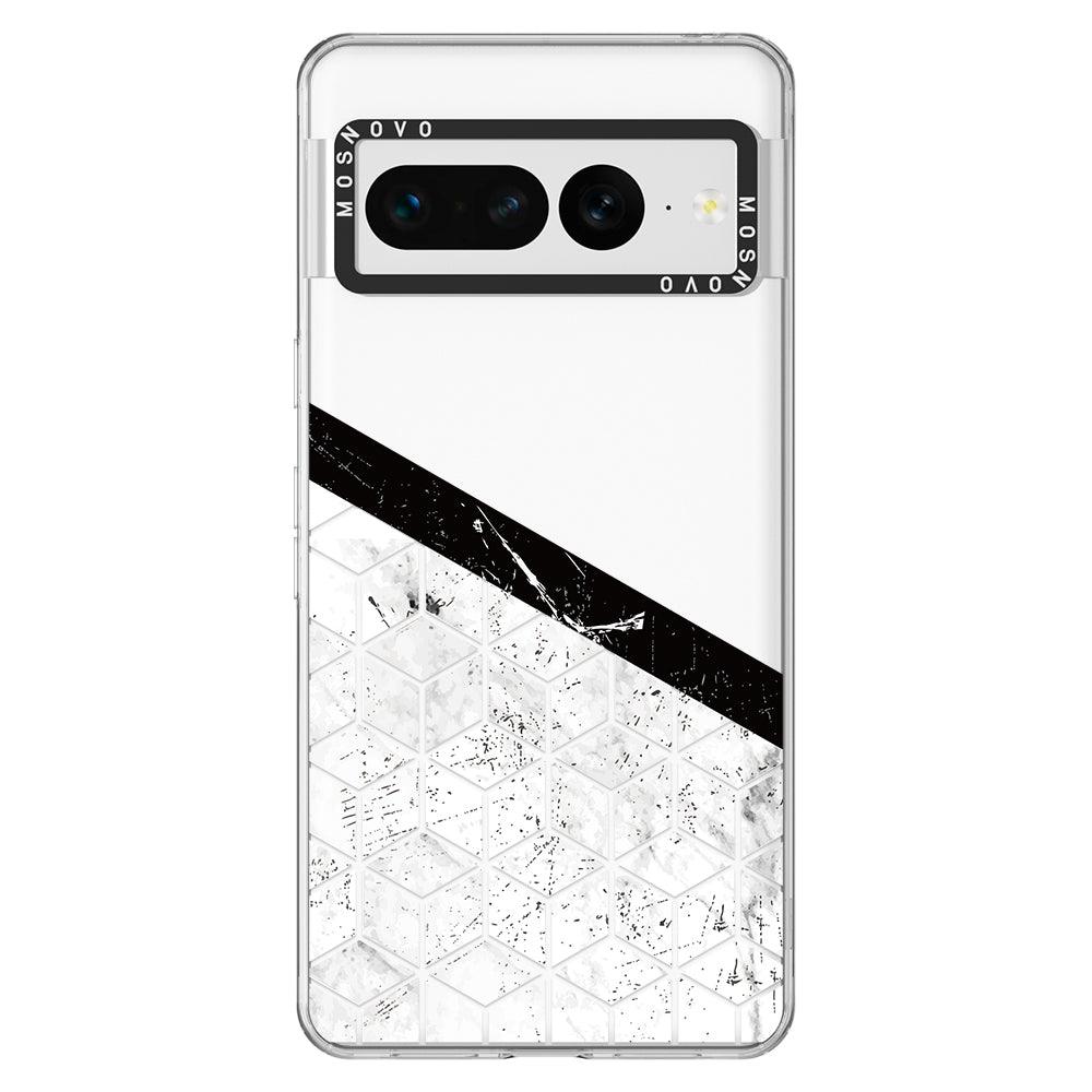 Marble Block Art Phone Case - Google Pixel 7 Pro Case - MOSNOVO