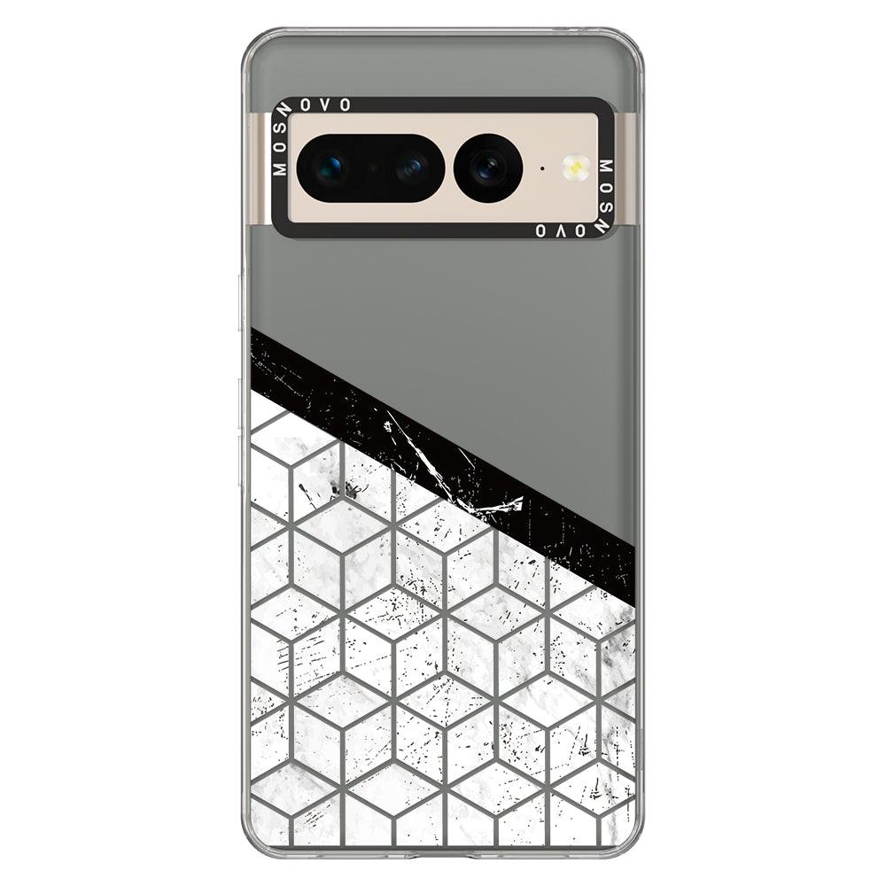 Marble Block Art Phone Case - Google Pixel 7 Pro Case - MOSNOVO