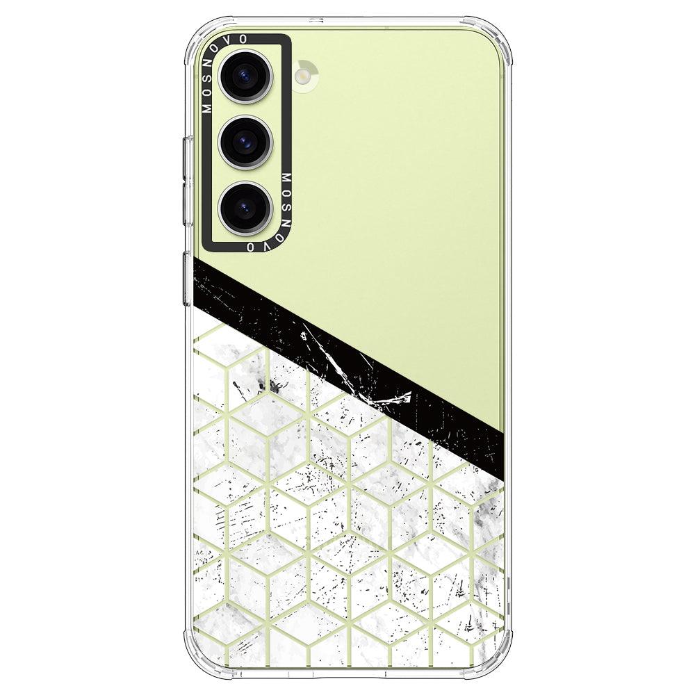 Marble Block Art Phone Case - Samsung Galaxy S23 Case - MOSNOVO