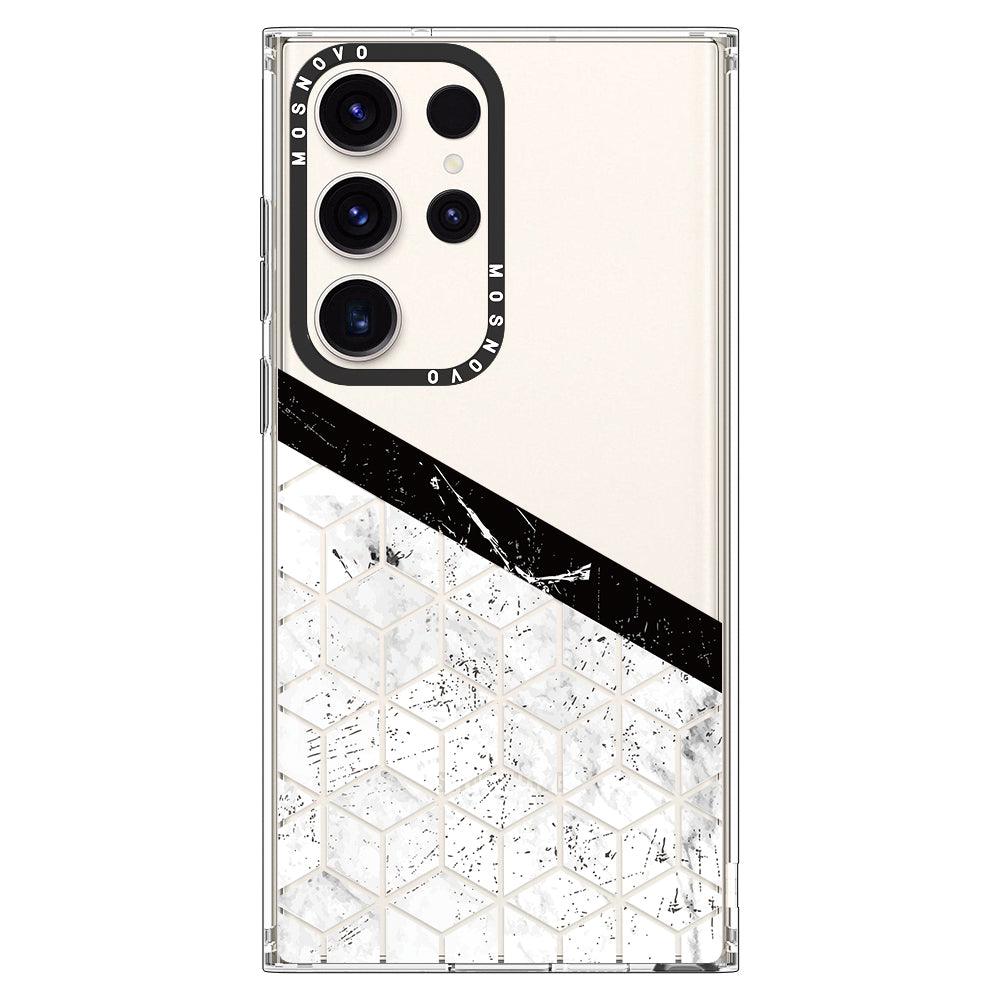 Marble Block Art Phone Case - Samsung Galaxy S23 Ultra Case - MOSNOVO