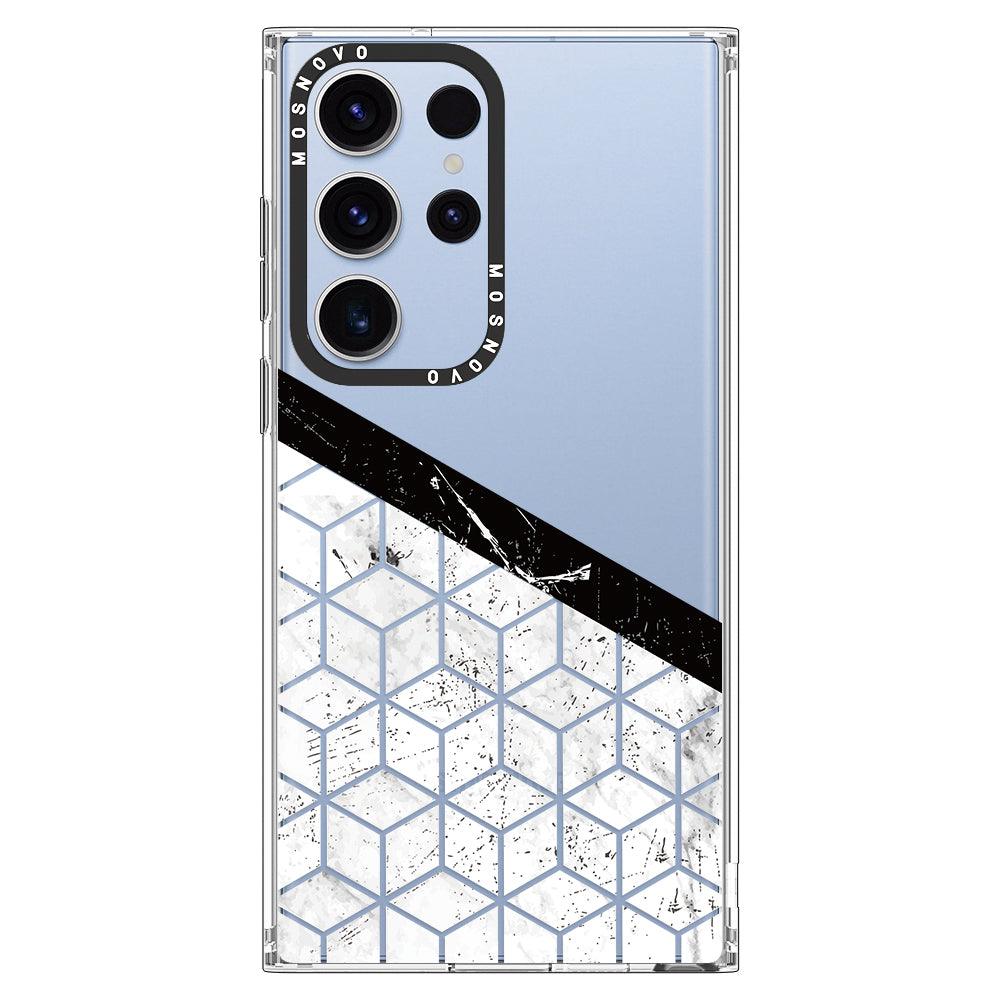 Marble Block Art Phone Case - Samsung Galaxy S23 Ultra Case - MOSNOVO