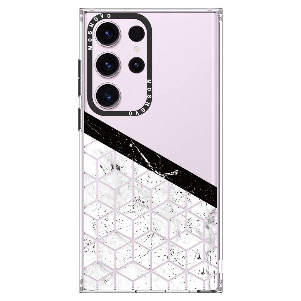 Marble Block Art Phone Case - Samsung Galaxy S23 Ultra Case - MOSNOVO