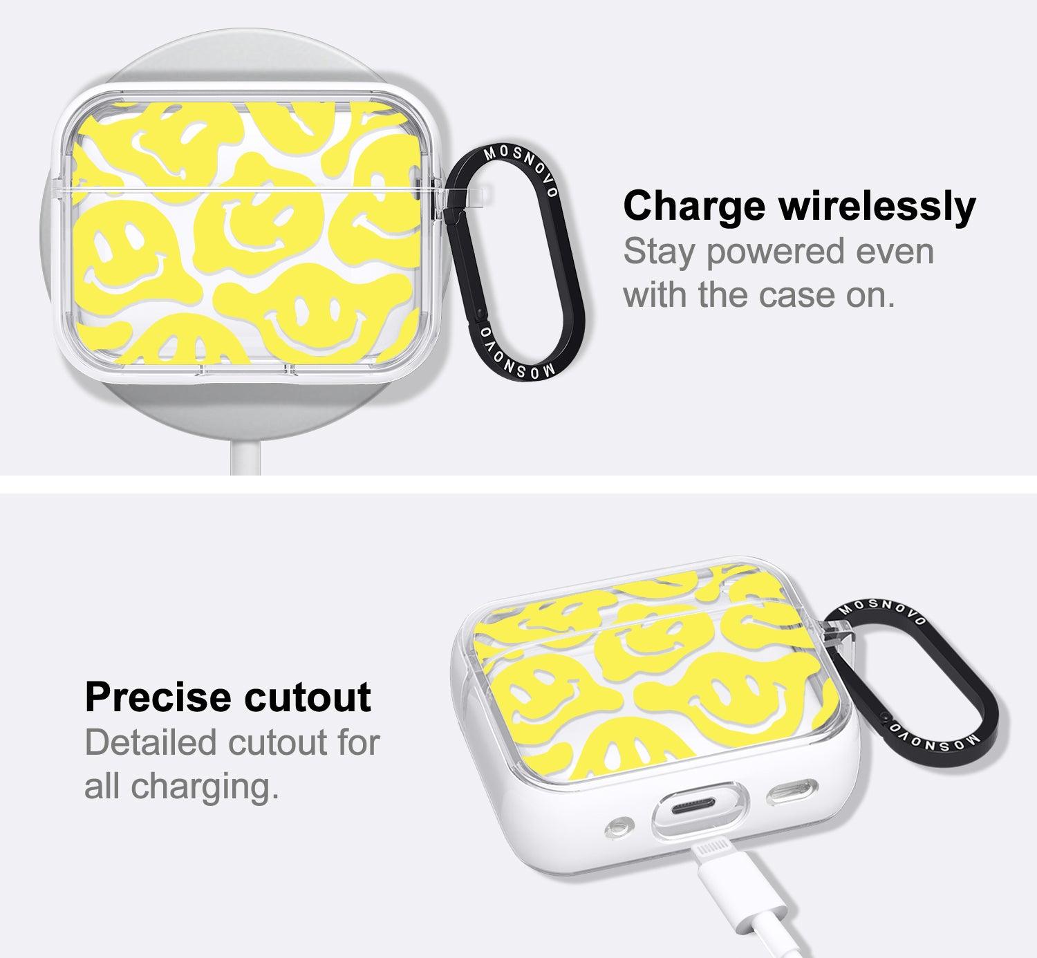 Melted Yellow Smiles Face AirPods Pro 2 Case (2nd Generation) - MOSNOVO