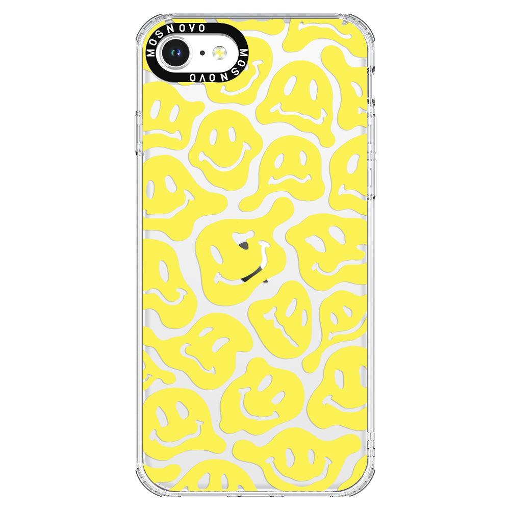 Melted Yellow Smiles Face Phone Case - iPhone 7 Case - MOSNOVO