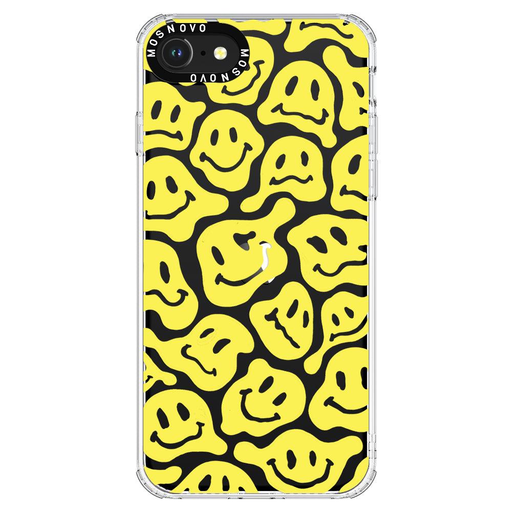 Melted Yellow Smiles Face Phone Case - iPhone 7 Case - MOSNOVO