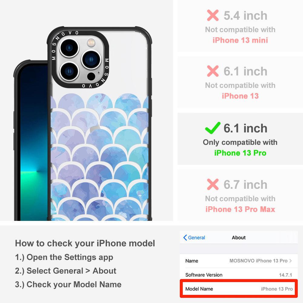 Mermaid Scales Phone Case - iPhone 13 Pro Case - MOSNOVO