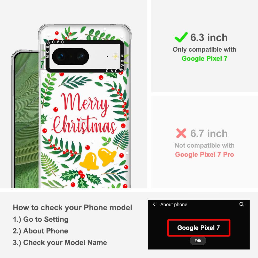 Merry Christmas Phone Case - Google Pixel 7 Case - MOSNOVO