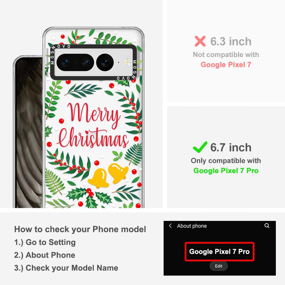 Merry Christmas Phone Case - Google Pixel 7 Pro Case - MOSNOVO