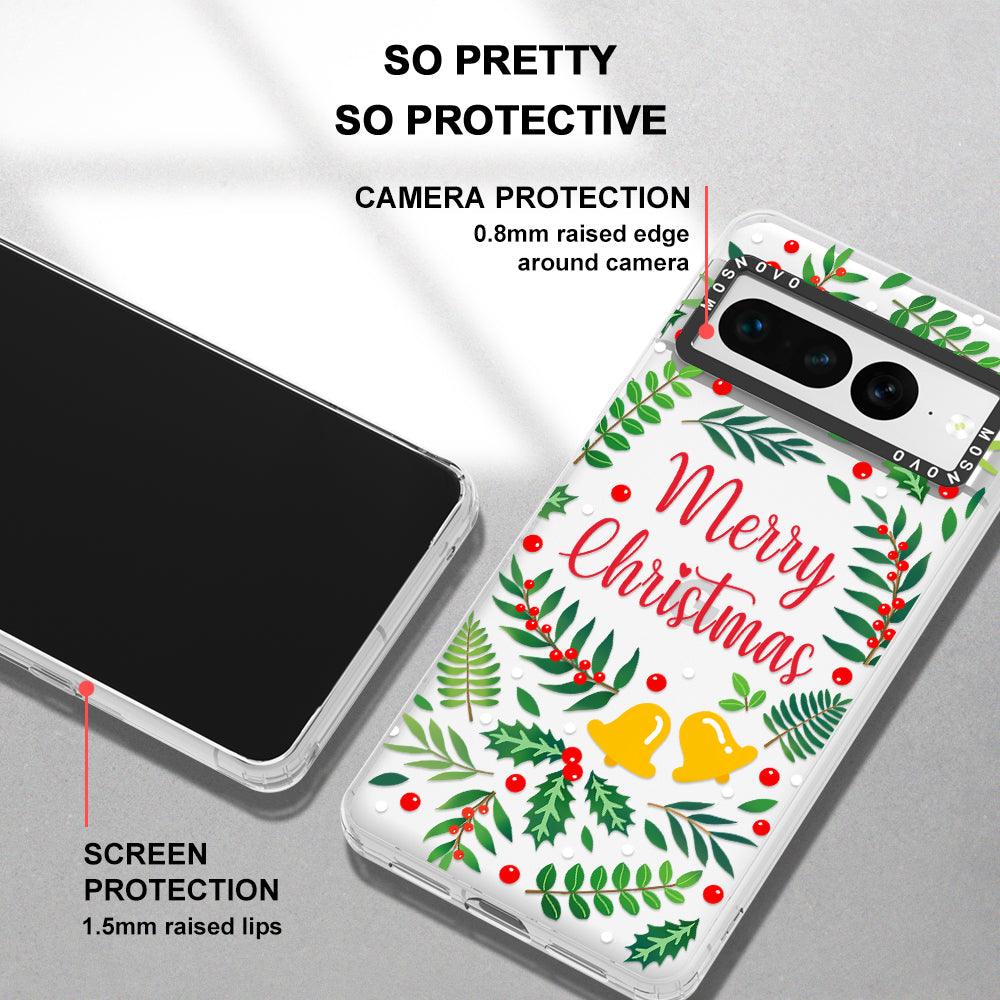 Merry Christmas Phone Case - Google Pixel 7 Pro Case - MOSNOVO