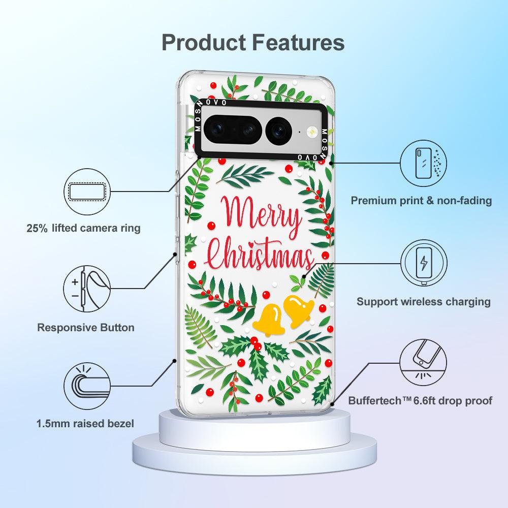 Merry Christmas Phone Case - Google Pixel 7 Pro Case - MOSNOVO