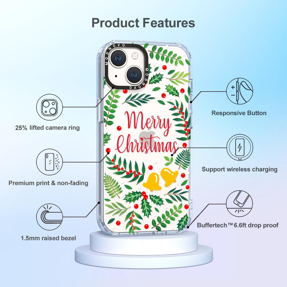 Merry Christmas Phone Case - iPhone 14 Case - MOSNOVO