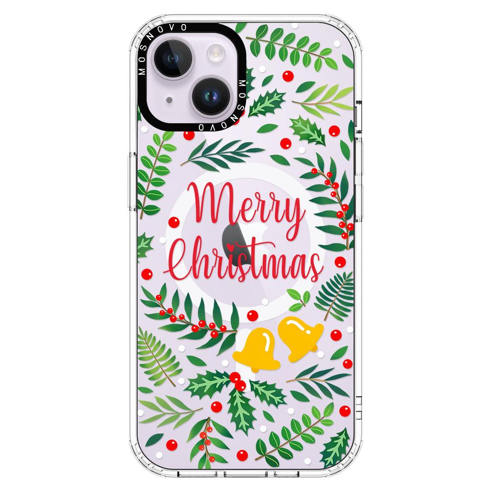 Merry Christmas Phone Case - iPhone 14 Plus Case - MOSNOVO