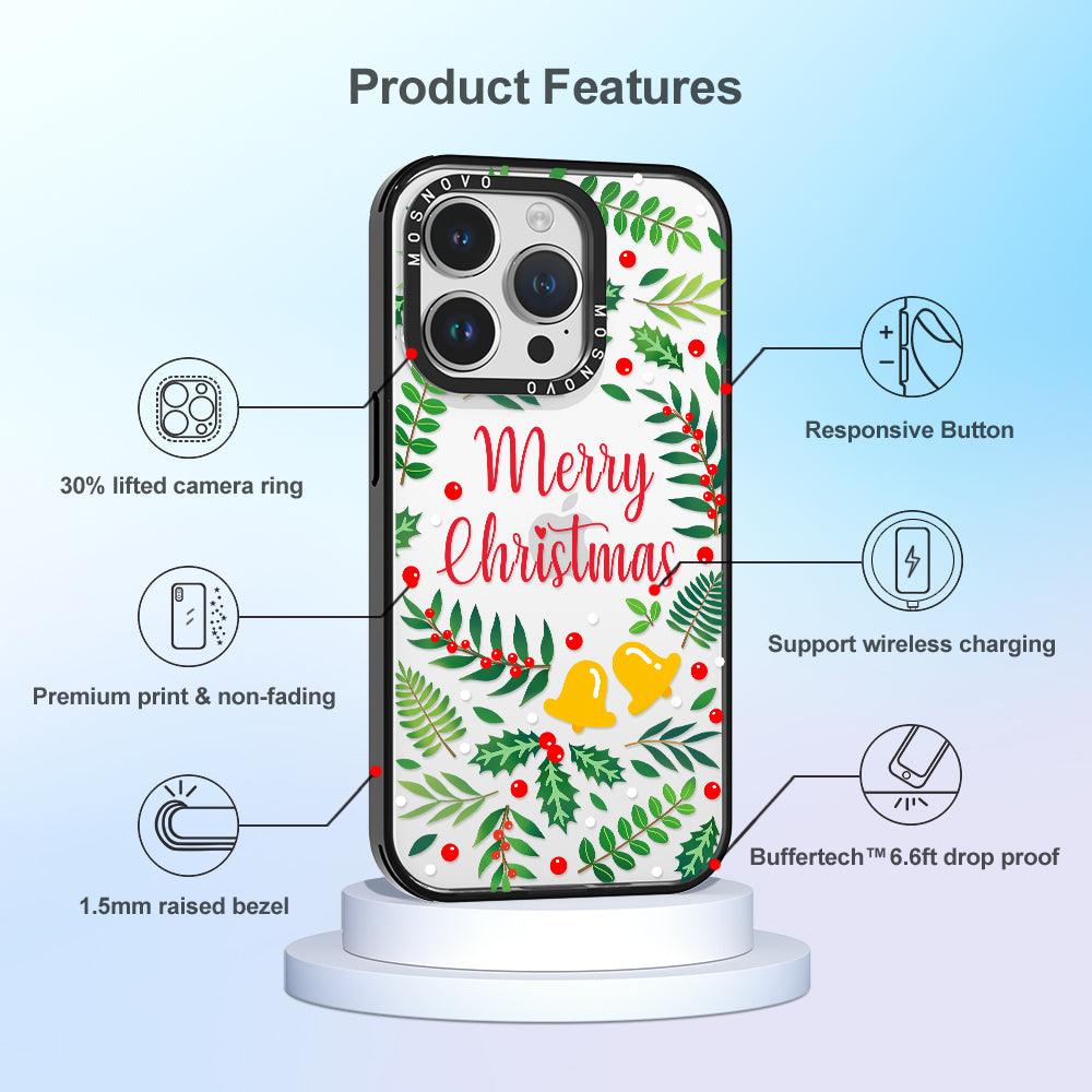 Merry Christmas Phone Case - iPhone 14 Pro Case - MOSNOVO