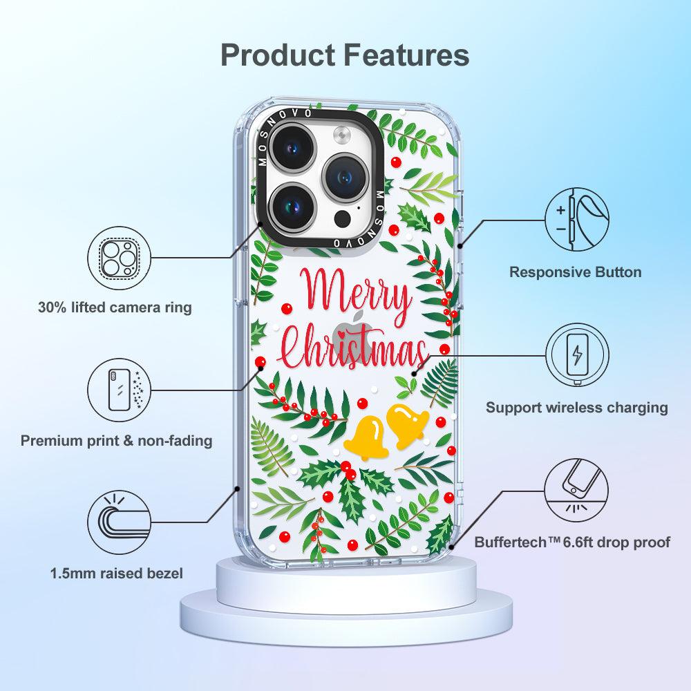 Merry Christmas Phone Case - iPhone 14 Pro Case - MOSNOVO