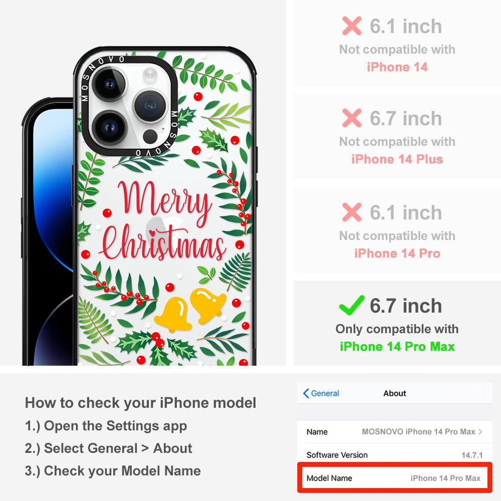 Merry Christmas Phone Case - iPhone 14 Pro Max Case - MOSNOVO