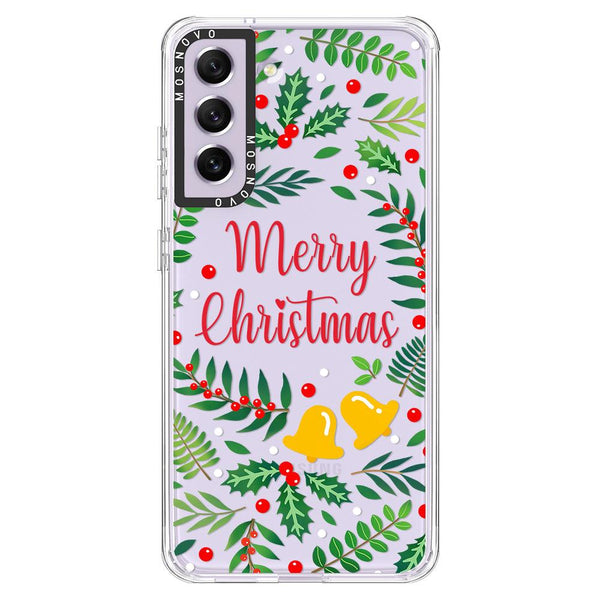 Merry Christmas Phone Case Samsung Galaxy S21 FE Case MOSNOVO