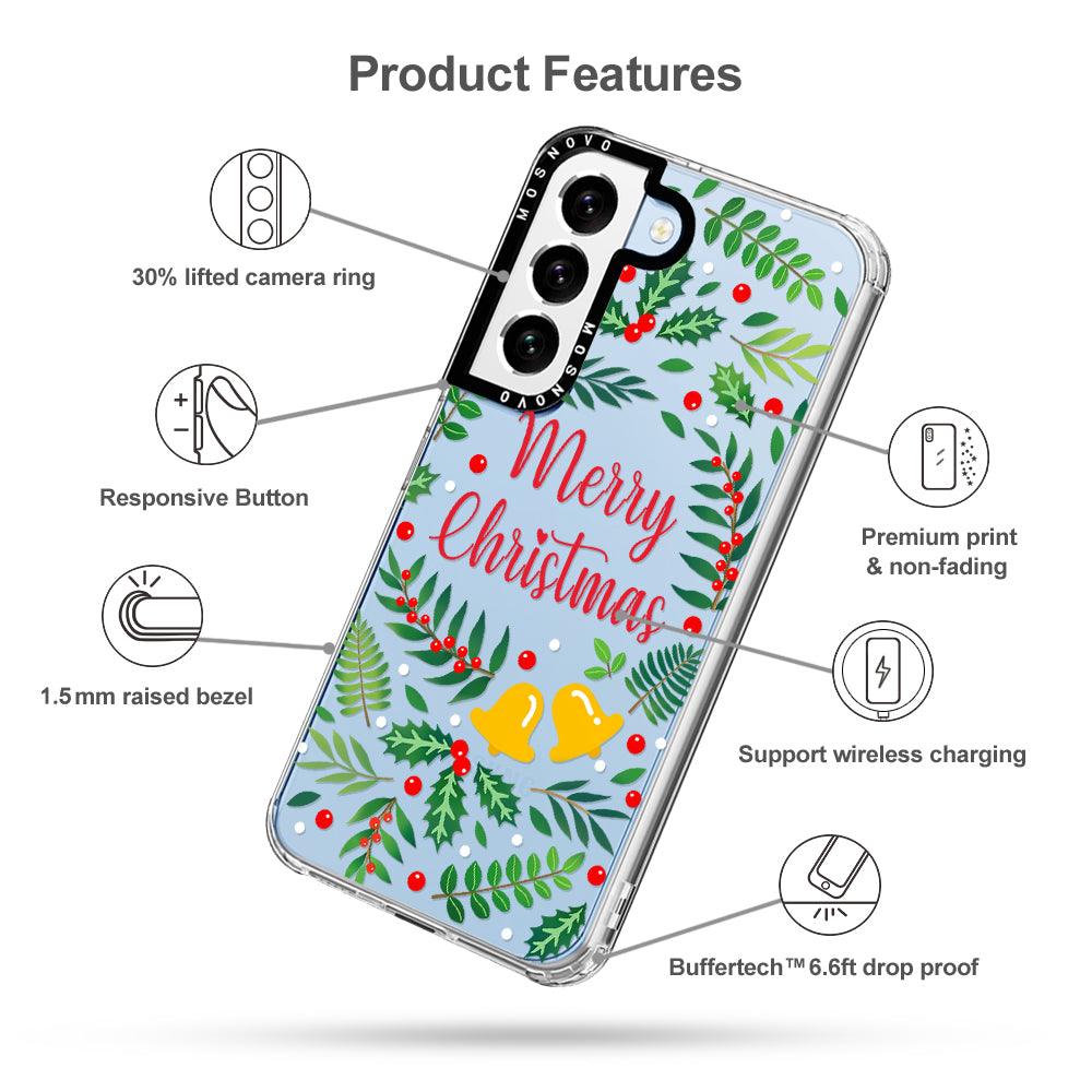 Merry Christmas Phone Case - Samsung Galaxy S22 Case - MOSNOVO