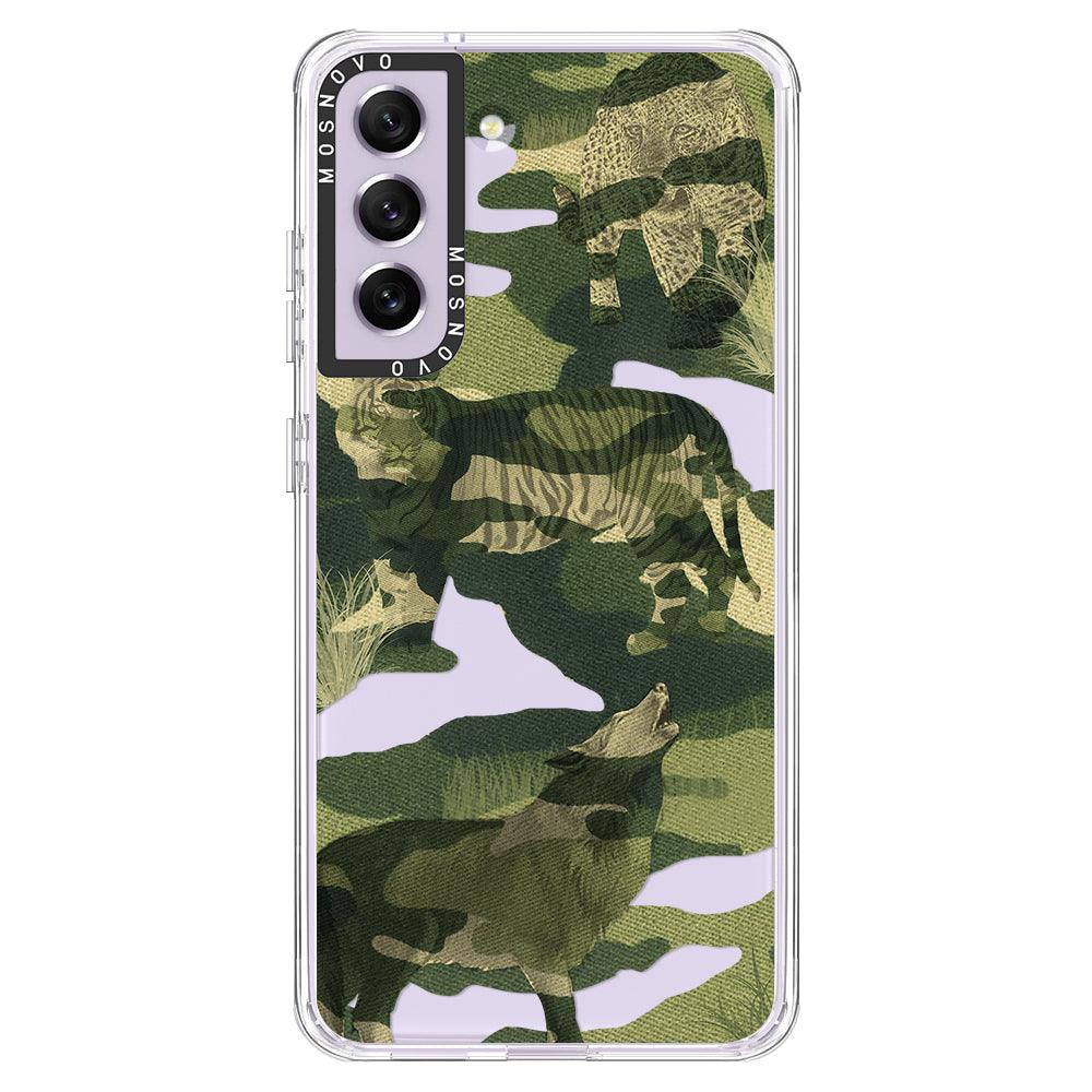 Military Camouflage Phone Case - Samsung Galaxy S21 FE Case - MOSNOVO