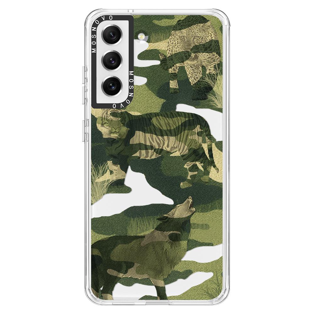 Military Camouflage Phone Case - Samsung Galaxy S21 FE Case - MOSNOVO