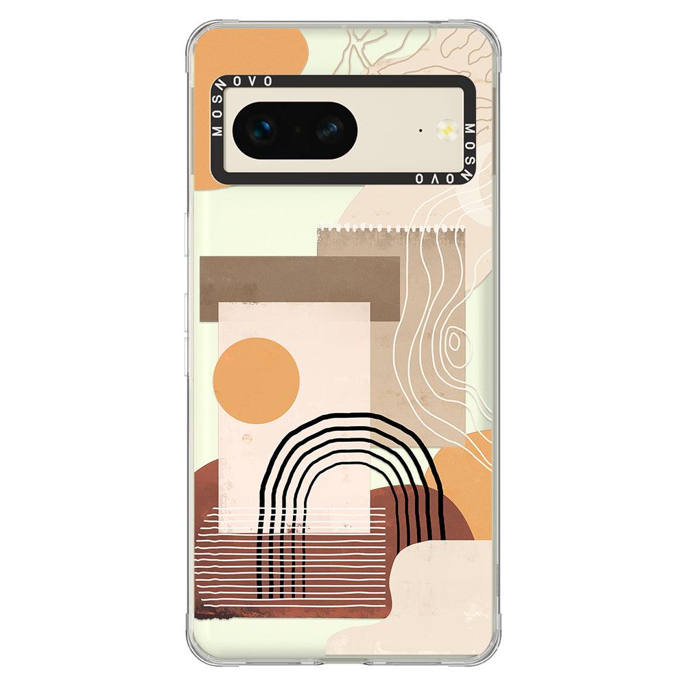 Minimalist Abstract Art Phone Case - Google Pixel 7 Case - MOSNOVO