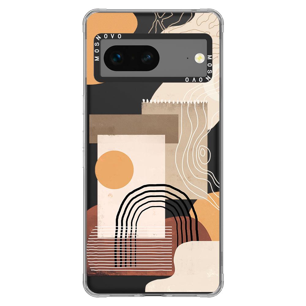 Minimalist Abstract Art Phone Case - Google Pixel 7 Case - MOSNOVO