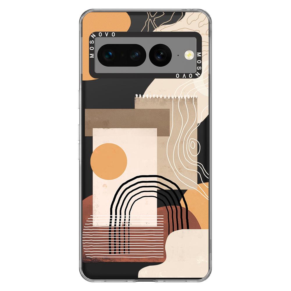 Minimalist Abstract Art Phone Case - Google Pixel 7 Pro Case - MOSNOVO